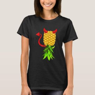 Camiseta Hombres Swinger de piña al revés mujeres