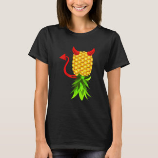 Camiseta Hombres Swinger de piña al revés mujeres