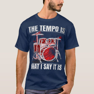 Camiseta Hombres tambores divertidos mujeres
