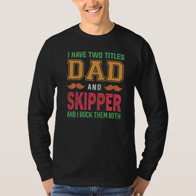 Camiseta Hombres Tengo Dos Títulos Papá Y El Abuelo Salero  (Anverso)
