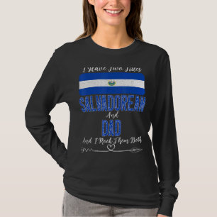 Camiseta Hombres Tengo Dos Títulos Salvadoreños Y Papá El S