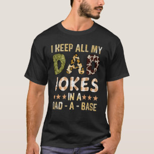 Camiseta Hombres, Tengo Todos Los Chistes De Papá En Un Ret