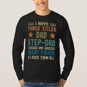 Camiseta Hombres Tengo Tres Títulos Papá Paso Papá Gran Pes
