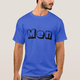 Camiseta Hombres Texto Personalizado Profundo Color Real At