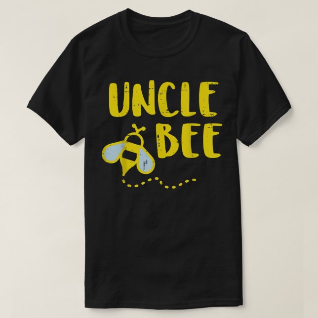 Camiseta Hombres Tío Abeja Familia Correspondiendo Abejas (Diseño del anverso)