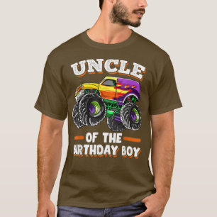 Camiseta Hombres Tío Del Niño De Cumpleaños Padres Monster