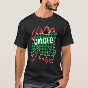 Camiseta Hombres Tío Oso Que Coincide Familia Pajama Tapa R