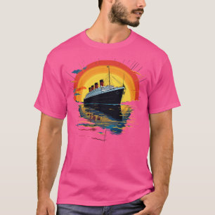 Camiseta Hombres Titánicos Retro Mujeres Niños Titanic Vint