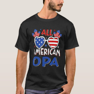 Camiseta Hombres Todos Los Estadounidenses Opa 4 De Julio B