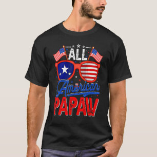 Camiseta Hombres Todos Los Estadounidenses Papaw 4 De Julio