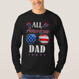 Camiseta Hombres Todos Los Gafas De Sol De Papá Americano 4