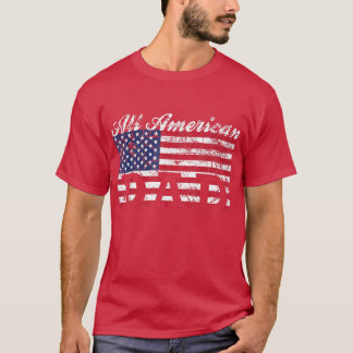 Camiseta Hombres Todos Los Padres Estadounidenses De La Ban