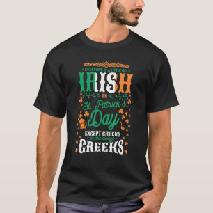 Camiseta Hombres Todos Son Un Poco Irlandeses En St Patrick