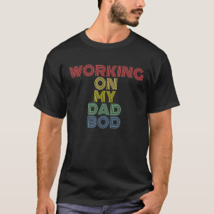 Camiseta Hombres Trabajando En El Chiste De Mi Papá Padre D
