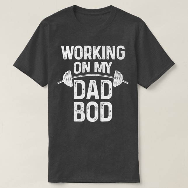 Camiseta Hombres trabajando en el regalo de papá gracioso d (Diseño del anverso)