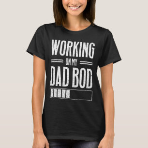 Camiseta Hombres trabajando en mi papá padre de la sangre p