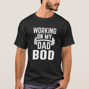 Camiseta Hombres trabajando en mi papá padre de la sangre p