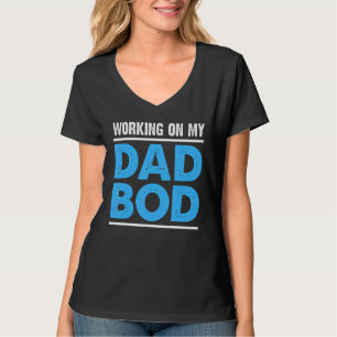 Camiseta Hombres trabajando en mi papá padre de la sangre p