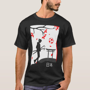 Camiseta Hombres Tradicionales Hombres Futbolistas Japonese
