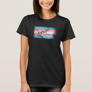 Camiseta Hombres transexuales de bandera del orgullo transg