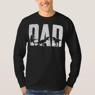 Camiseta Hombres Trex Dad Dinosaur Guay Vintage Hens Padres