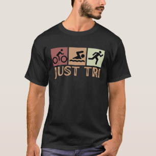 Camiseta Hombres Triatlón de Bañera en Bicicleta Solo Para