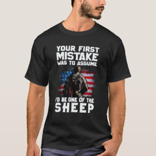 Camiseta Hombres, tu primer error fue suponer que yo sería 