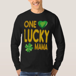 Camiseta Hombres, un afortunado mamá: Un leopardo arcoiris