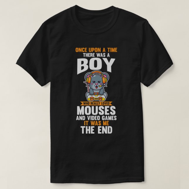 Camiseta Hombres Un Niño Que Realmente Amaba Los Videojuego (Diseño del anverso)