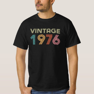 Camiseta Hombres/Unisex "Vintage 1976"