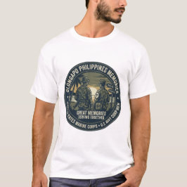 Camiseta Hombres USMC y Navy Corpsman Olongapo Filipinas
