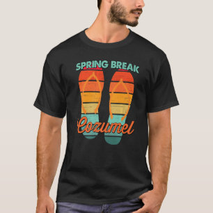 Camiseta Hombres vacaciones de primavera vintage retro Cozu