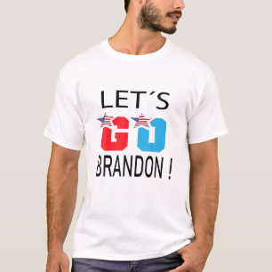 Camiseta ¡HOMBRES VAMOS A BRANDON! ,Divertido político