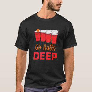 Camiseta Hombres Van Profundo Juegos de Bebida Alcohólica W