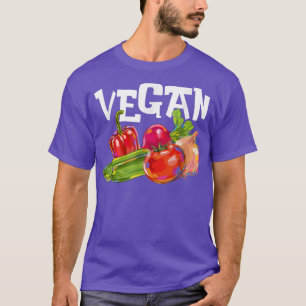 Camiseta Hombres Vegetarianos Cutos Mujeres Niños Chicas