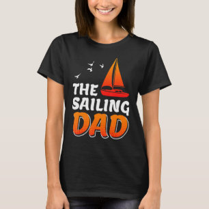 Camiseta Hombres vela papá marinero papi barco vela