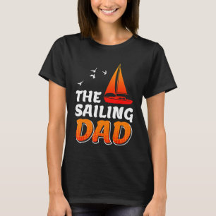 Camiseta Hombres vela papá marinero papi barco vela