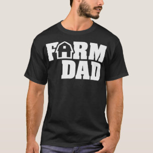 Camiseta Hombres Vestimenta Granja Orgullosa Bovino Granjer