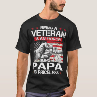 Camiseta Hombres Veteranos Día De Ser Veteranos Un Honor Se