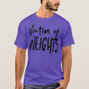 Camiseta HOMBRES VÍCTIMAS DE PESO Gimnasio Fitness Workout 