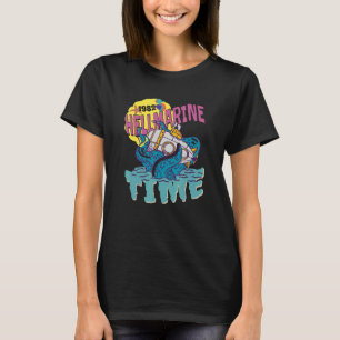 Camiseta Hombres Vida marina pulpo devorando un submarino