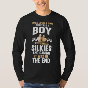 Camiseta Hombres Video Games Gamer Gaming Silkie Chicken