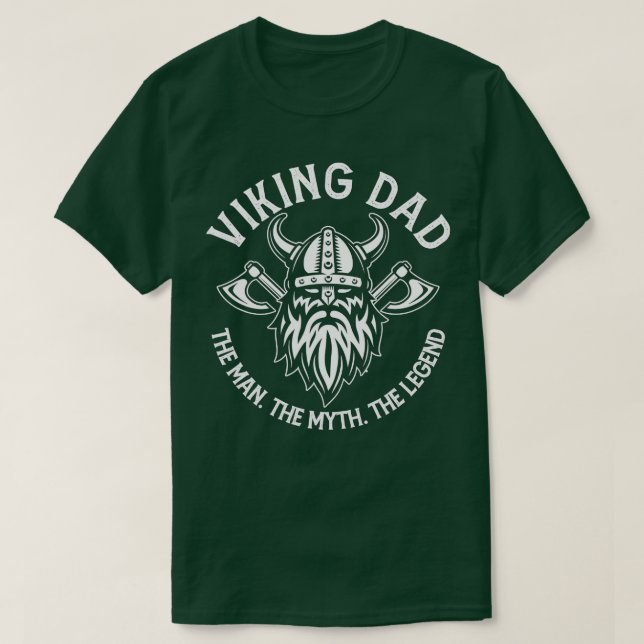 Camiseta Hombres Viking Dad Diversión Funny Viking Norse My (Diseño del anverso)