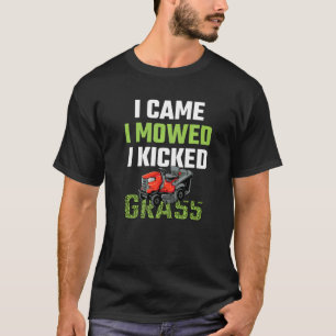 Camiseta Hombres Vine Corté Pateé Césped Cortar Césped Jard