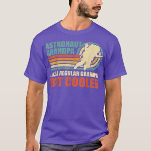Camiseta Hombres vintage astronauta como un gran