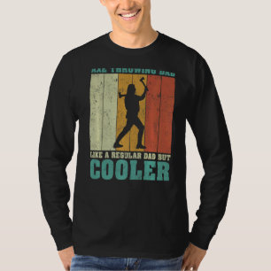 Camiseta Hombres Vintage Ax Arrojando A Papá Como Un Padre 
