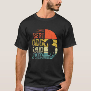 Camiseta Hombres Vintage Dachshund Mejor papá de perro de p