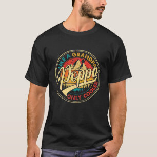 Camiseta Hombres Vintage Día Del Padre Abuelo Hombres Popp