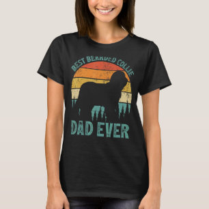 Camiseta Hombres Vintage El Mejor Collie Dad