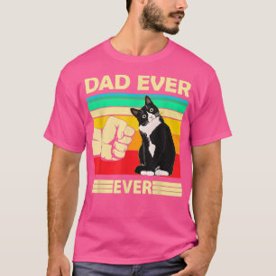 Camiseta Hombres Vintage El Mejor Gato Papá Jamás Bump Enca